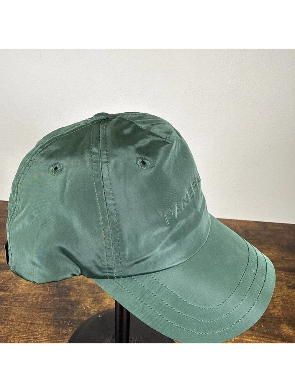 Panerai × North Sails Satin Cap Green Luxury Horology Collab Adjustable Hat NEW